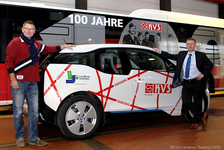 KVS und Landkreis Saarlouis setzen auf Elektroauto - Saarinfos