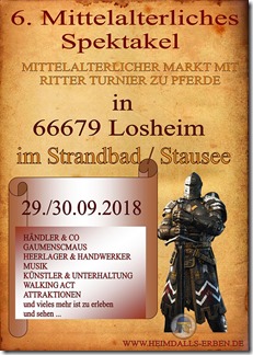 Plakat Losheim am See 2018