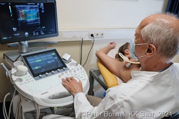 Neues Ultraschallgerätm, Brustzentrum Saar, Knappschaftsklinikum