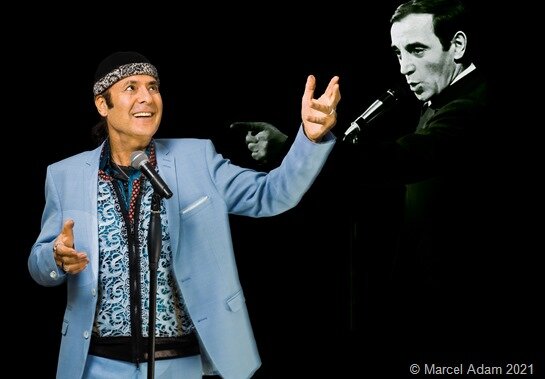 Marcel Adam präsentiert mit seiner Band Chansons der berühmten Chansonniers Charles Aznavour und den 4 „B“ (Brel, Brassens, Becaud und Beart).