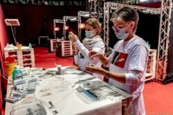 Impfzentrum Zeltpalast