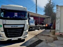 Hilfstransport für Geflüchtete